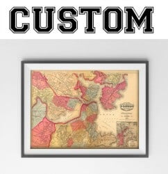 Custom Map Art