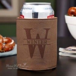 Leather Drink Coozie