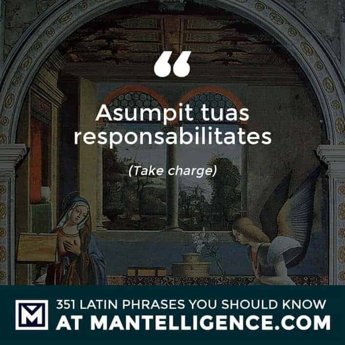 Asumpit tuas responsabilitates - Take charge