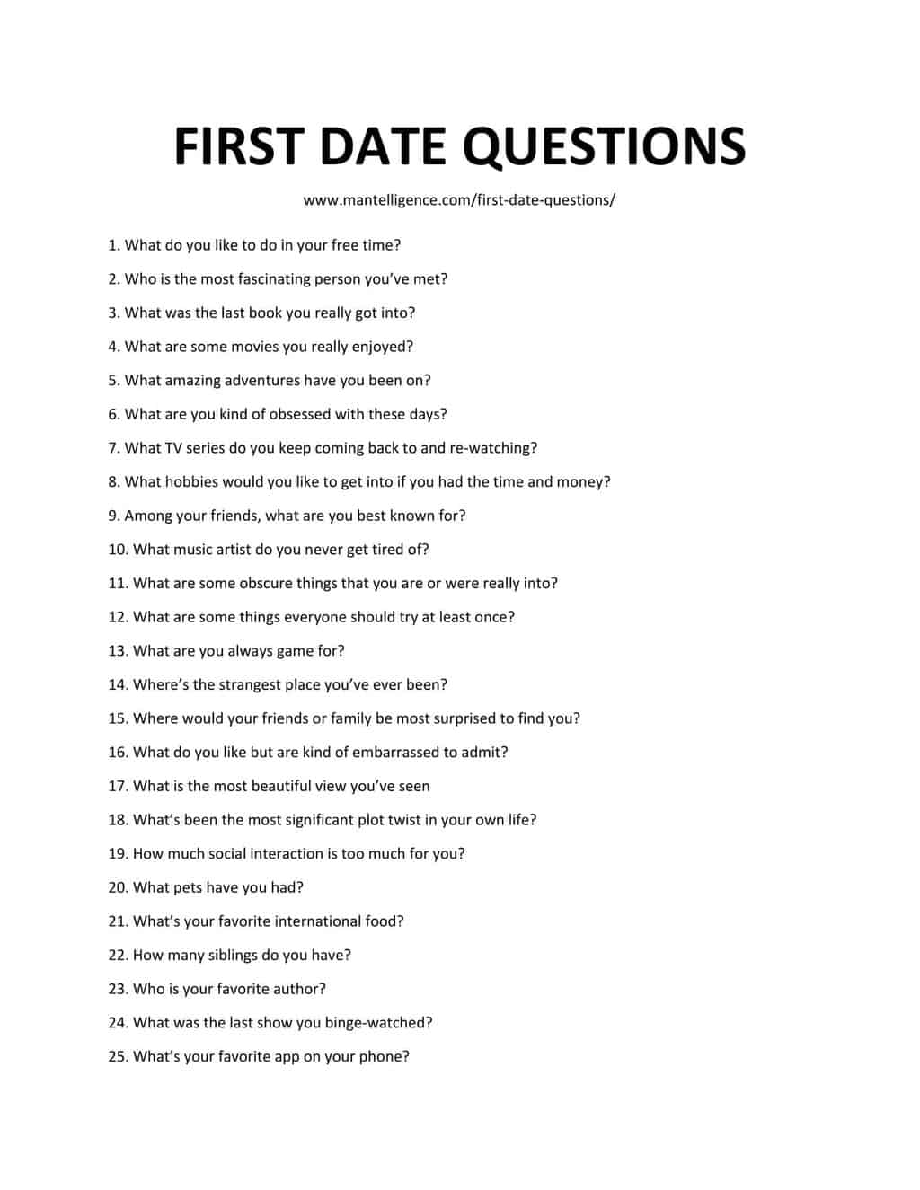 Dating get to know you questions | 260+ Get To K…