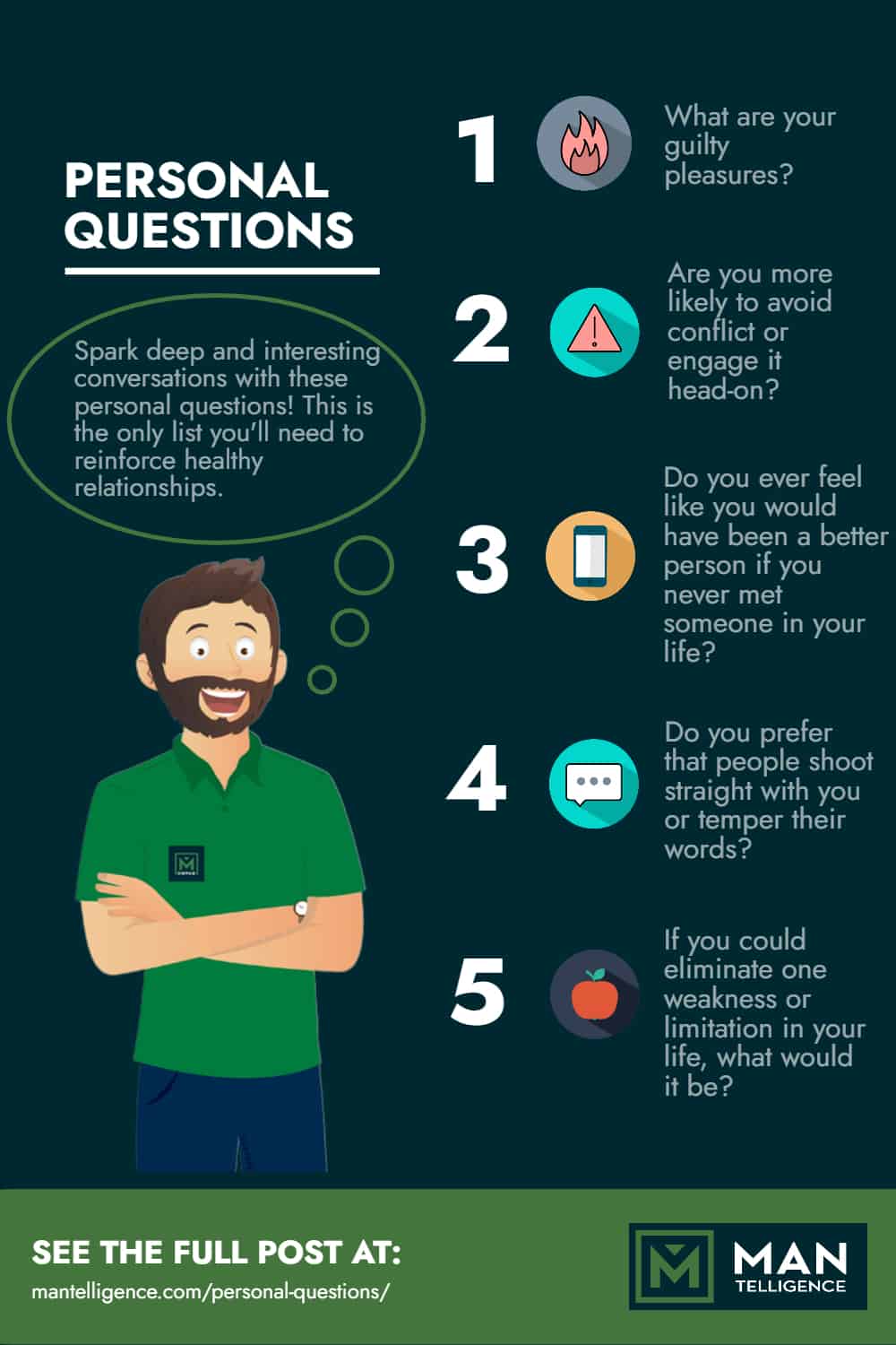 Personal Questions - Infographic