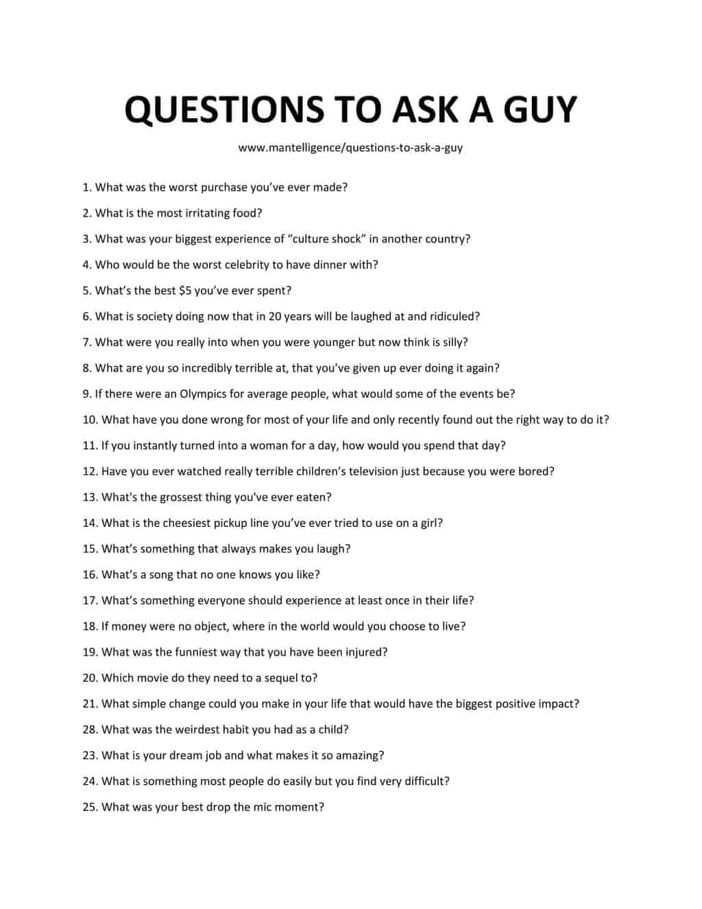 Funny Questions To Ask Online Dating By Getwarener