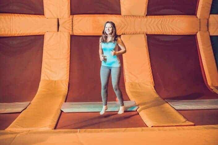 first date ideas - trampoline park