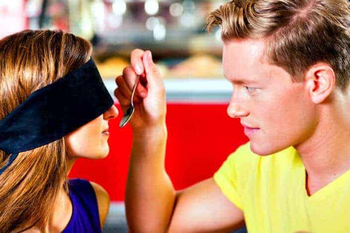 cheap date ideas - blind taste test