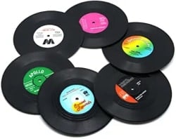 3. Upcycled Record Coasters