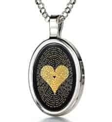 Love Necklace Inscribed With I Love You
