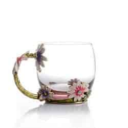 61 TIANG Flower Glass Tea Mug-2