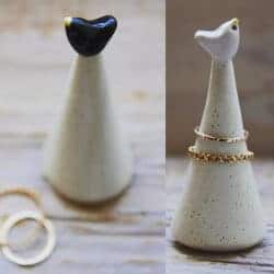 73. Handmade Birdie Ring Cone