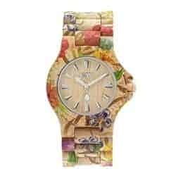 Gifts For Girlfriend - Floral Wood Watch