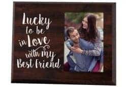 Gifts For Girlfriend - Lucky To Be In Love Picture Frame