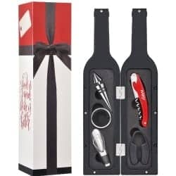 Gifts For Girlfriend - Wine Bottle Accessories Gift Set