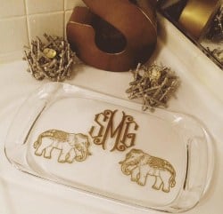 Monogram Serving Tray (1)