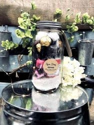 diy gifts for girlfriend - pedicure in a jar