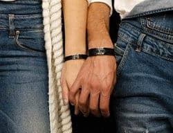 romantic gifts for girlfriend - couples cuff bracelet