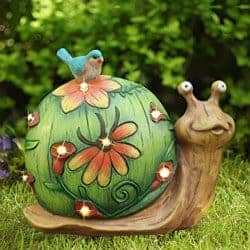 snail figurine