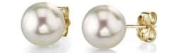 Gift Ideas for Wife - Cultured Pearl Stud Earrings