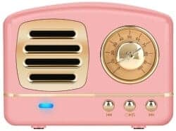 Gift Ideas for Wife - Retro Wireless Vintage Speaker With TF Card Slot
