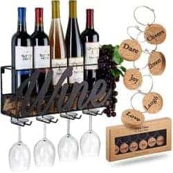 Gift Ideas for Wife - Wall Mounted Wine Rack