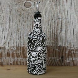 Birthday Gifts for Wife - Hand Painted Wine Bottle