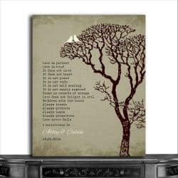 romantic gifts for wife - metal art print