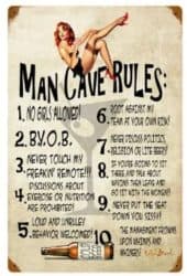 Man cave rules
