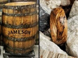 Unique Gifts for Dad - whiskey barrel ring