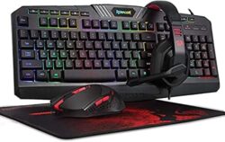 Redragon S101 Wired RGB Backlit Gaming Keyboard and Mouse