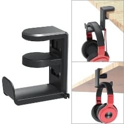 gaming accessories - PC Gaming Headset Headphone Hook Holder Hanger Mount