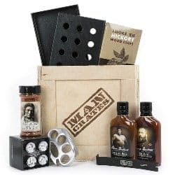 manly gifts - Man Crates Ultimate Grilling Crate with Wood Chips
