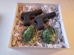 manly gifts - Taking Care of Business Bath Bomb Set