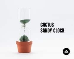 Cactus Sandy Clock (1)