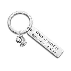 gifts for dad- new dad keychain
