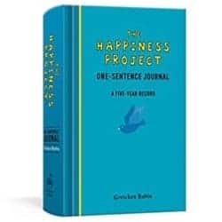 One Year Anniversary Gifts - 31. The Happiness Project One-Sentence Journal: A Five-Year Record