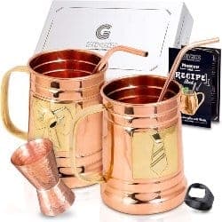 One Year Anniversary Gifts - 8. Moscow Mule Copper Mugs