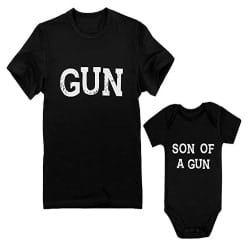unique gifts for dad-Gun & Son of a Gun Matching Set (1)