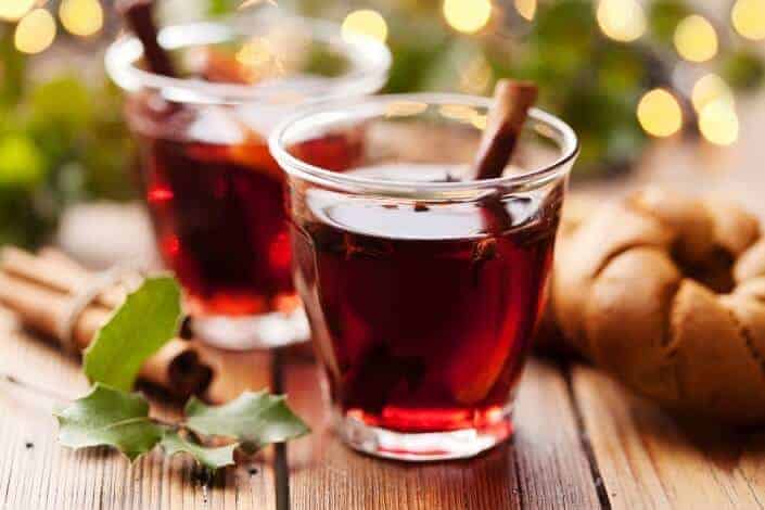 two mulled wine