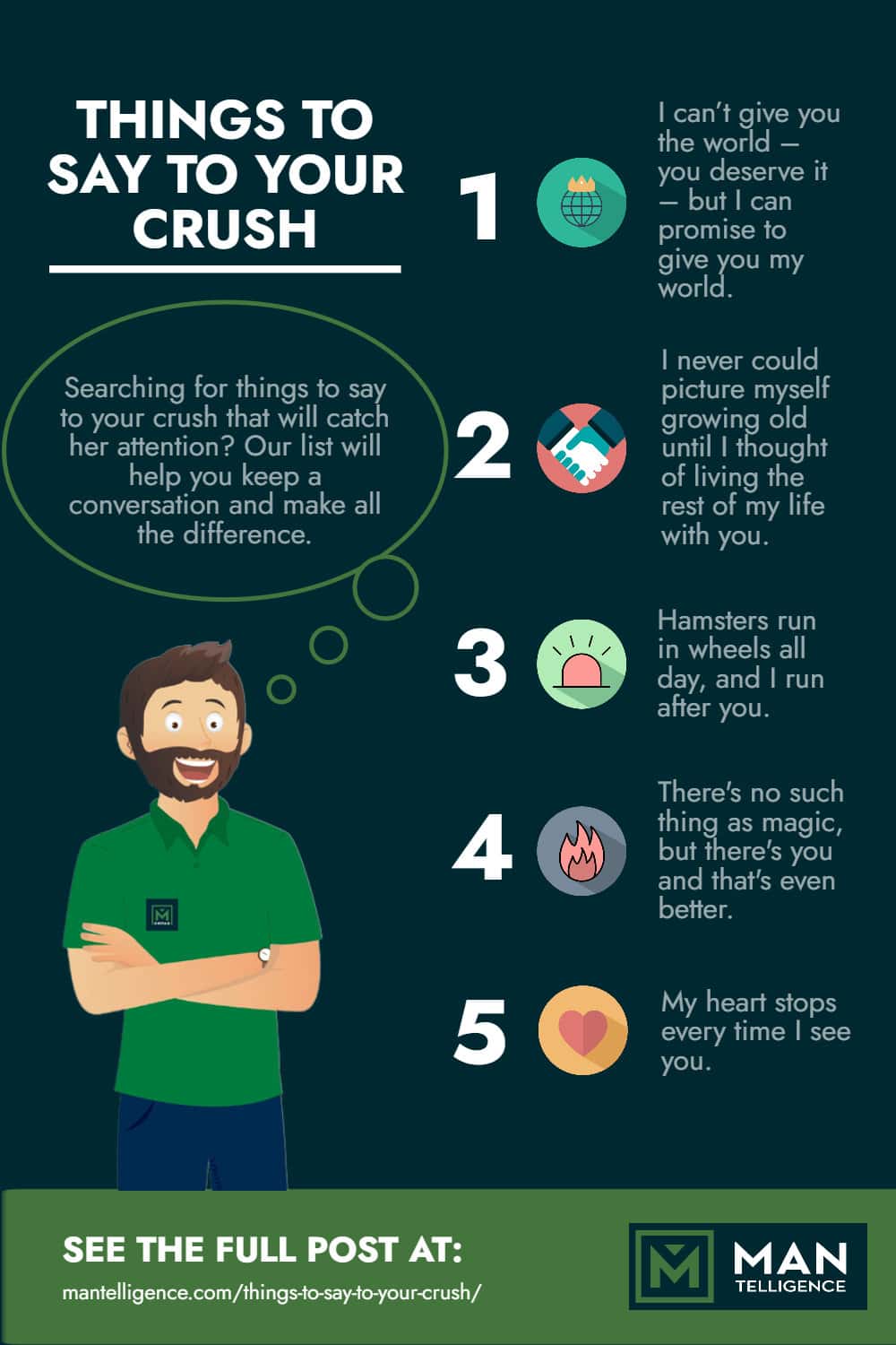 Infographic - Things to Say to Your Crush