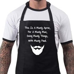 Manly Groomsmen Gift Ideas - This Is a Manly Apron (1)