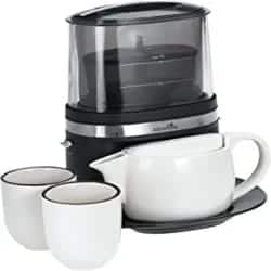 Thoughtful Gifts for Men - Tea Maker Suite with Ceramic Tea Pots, Cups, and Serving Tray