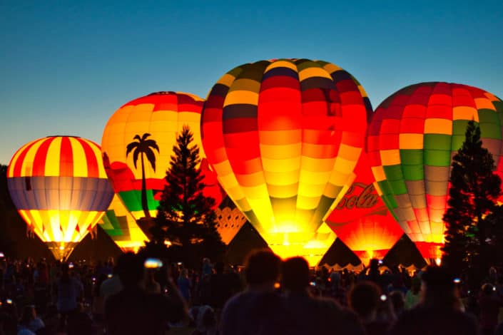 first date ideas - hot air balloon ride