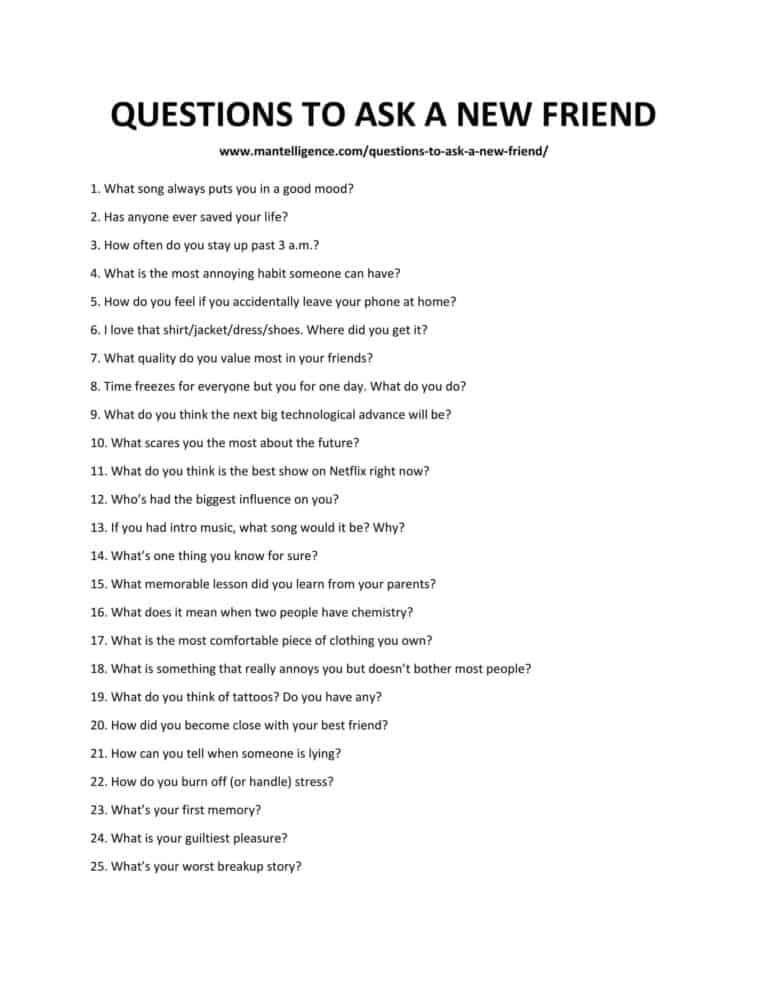 121+ Best Questions To Ask A New Friend (Fun, Funny, Deep)