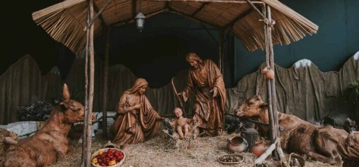 the nativity decor