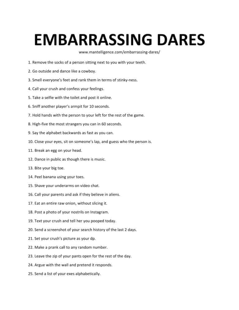 72 Really Embarrassing Dares for Friends (Over Text, IRL, Online)