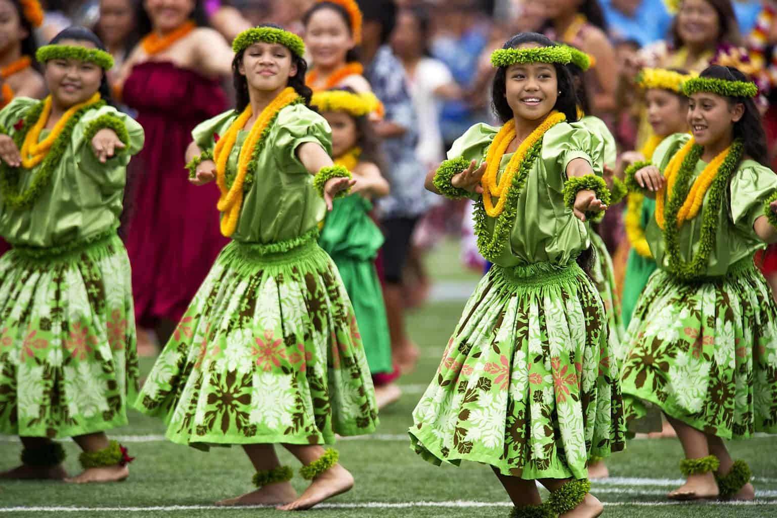 Girls in Green Dress Dancing during Daytime