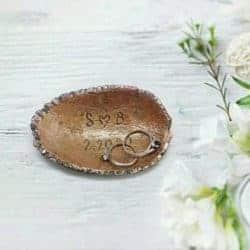 small anniversary gifts for parents - Ring Dish