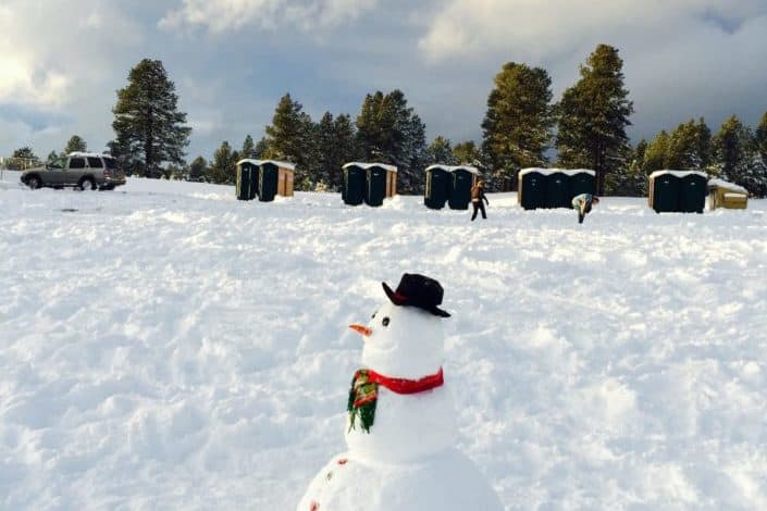 What northeastern US state holds the Guinness record for the largest snowman? Maine