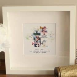 thoughtful anniversary gifts for parents - Where We Met Frame