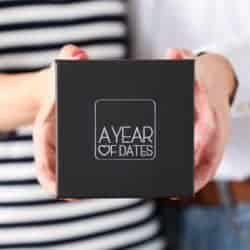 2 year anniversary gifts - A box of date night cards