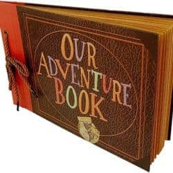 2 year anniversary gifts - DIY our adventure scrapbook