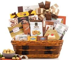 Golden Gourmet Gift Basket